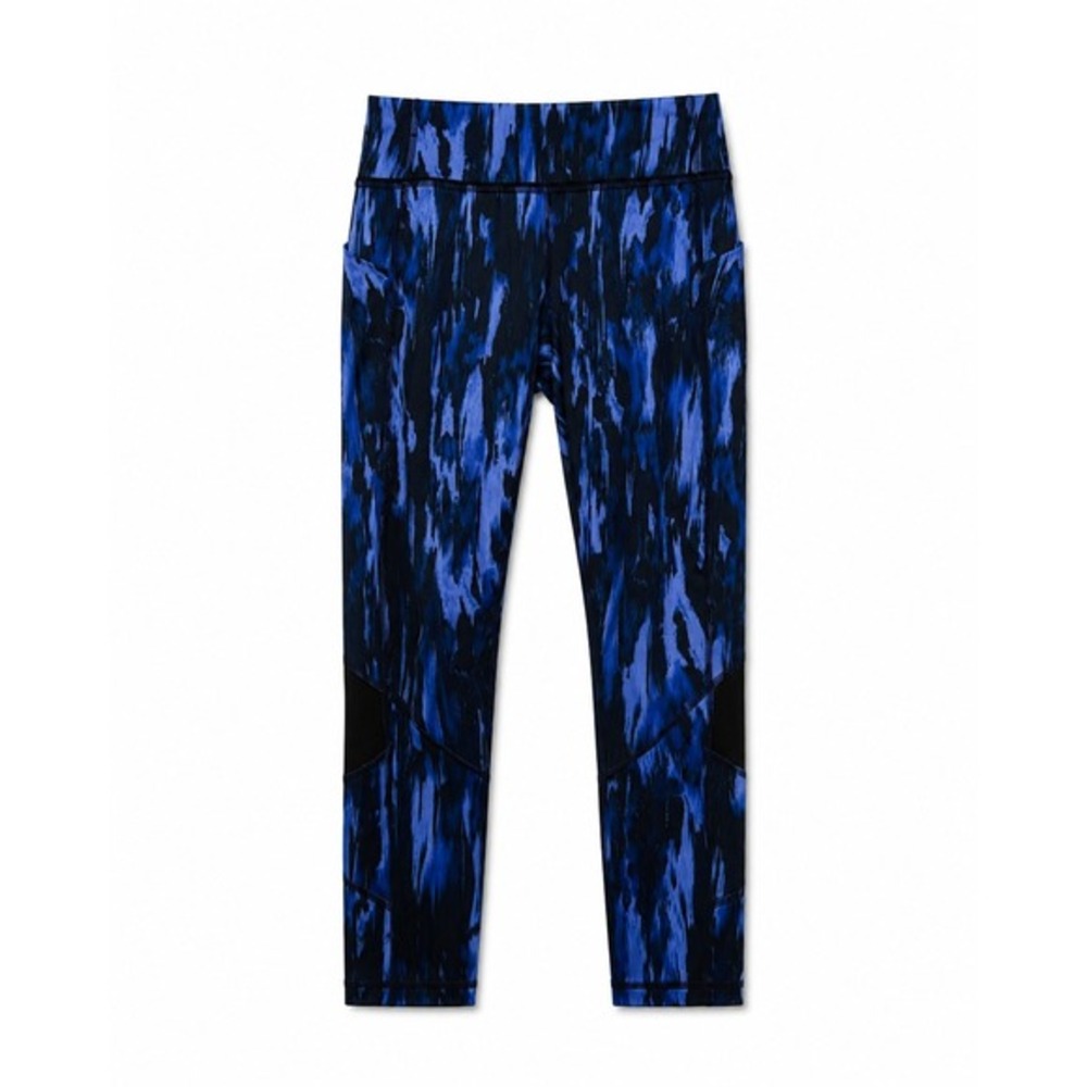 Lululemon Pace Rival Crop Full-On Luxtreme Painted Animal Sprinkler Size 4